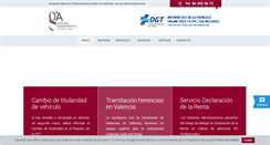 Desktop Screenshot of gestoriavalencia.com